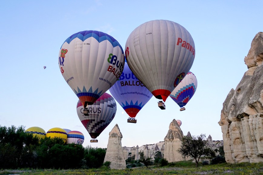 Cappadoce, lancer des ballons