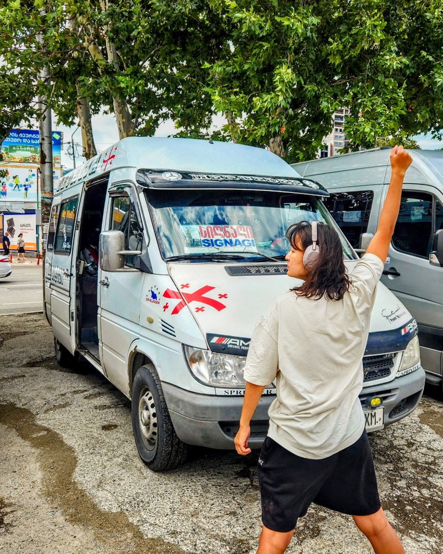 Sighnaghi, en chemin pour la Toscane